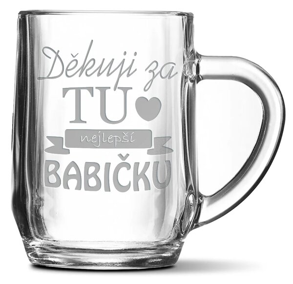 Sablio Půllitr Děkuji za tu nejlepší babičku: 0,5 l