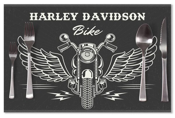Sablio Prostírání Harley-Davidson S křídly: 40x30cm
