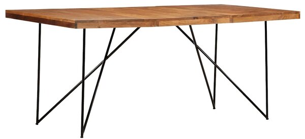 Jídelní stůl 180 x 90 x 76 cm masivní akáciové dřevo 282881
