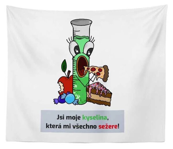 Sablio Deka Jsi moje kyselina: 150x120 cm