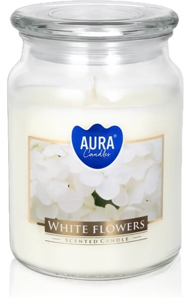 BISPOL Premium Line White Flowers vonná svíčka 500 g