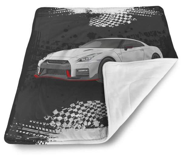 Sablio Deka pro miminko Nissan GTR 35 Černý - 80x100 cm