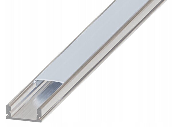 Stříbrný hliníkový profil pro LED pásek 2 m