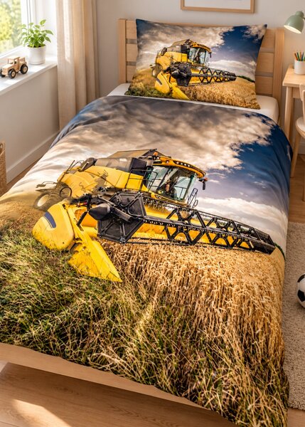 3d povlečení s kombajnem - Combine 140x200 cm