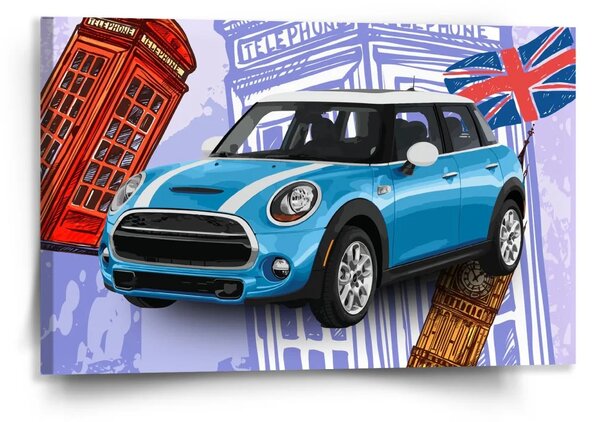 Sablio Obraz Mini sedan Londýn - 120x80 cm