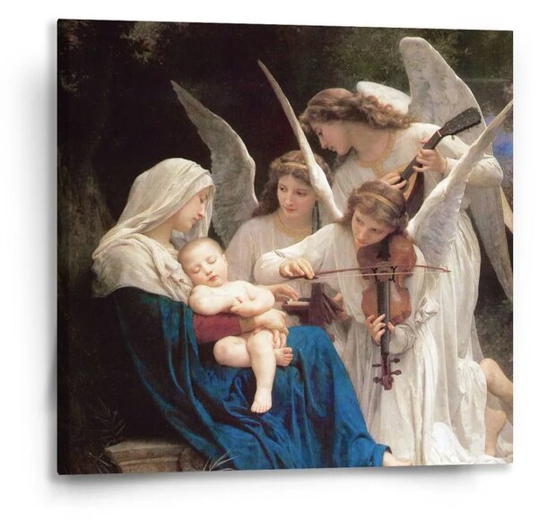 Sablio Obraz Panna s anděly - William-Adolphe Bouguereau - 50x50 cm