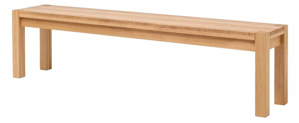 Dubová olejovaná a voskovaná masivní lavice Kobi - 1600x350mm
