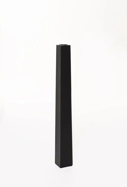 Váza OBELISK, sklolaminát, výška 100 cm, černá