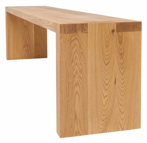 Dubová olejovaná a voskovaná masivní lavice Modern - 1600x350mm