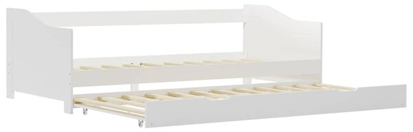 Rám vysouvací postele/pohovky bílý borové dřevo 90 x 200 cm 283149