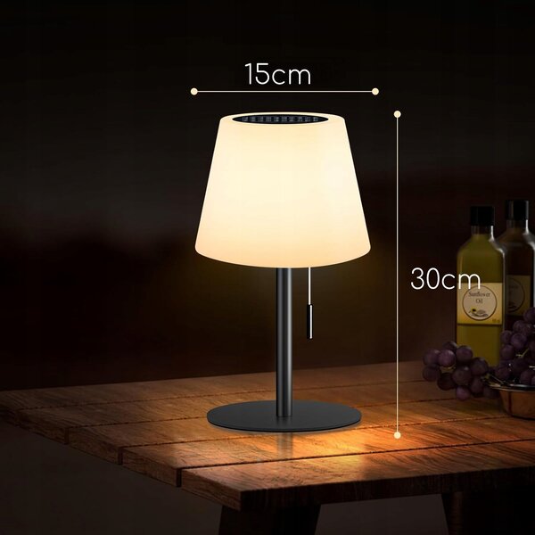 LED stolní lampa, 2 W, 100 lm, neutrální bílá, IP44