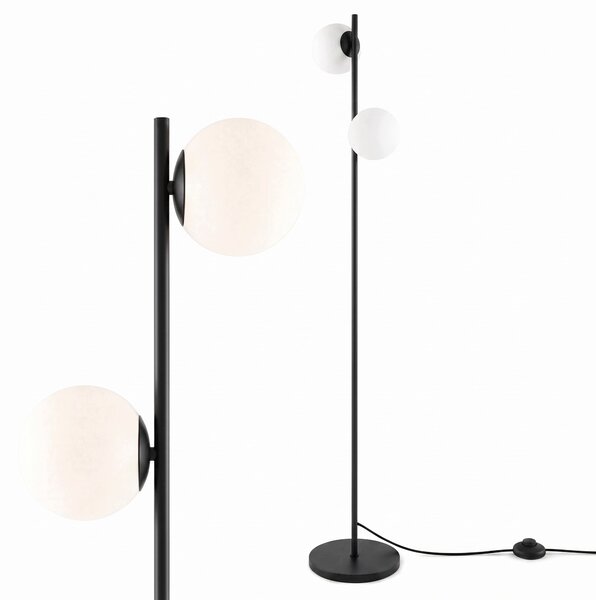 Černá stojací lampa G9
