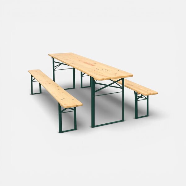 Párty stan 6x12m STANDARD SET – stan + pivní sety + podlaha barva Červeno-bílá