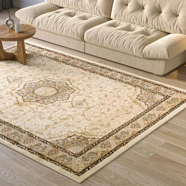 Makro Abra Kusový koberec YESEMEK 5071A krémový Rozměr: 140x190 cm