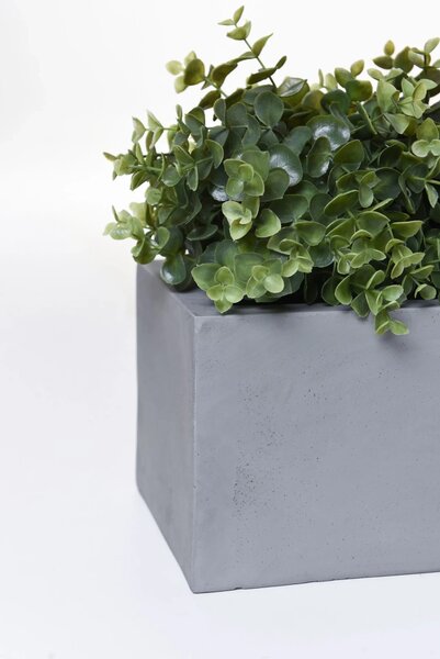 Truhlík FLOBO, sklolaminát, šířka 45 cm, šedá - beton design