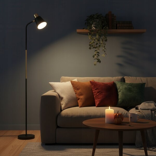 Stojací lampa E27, 1× E27