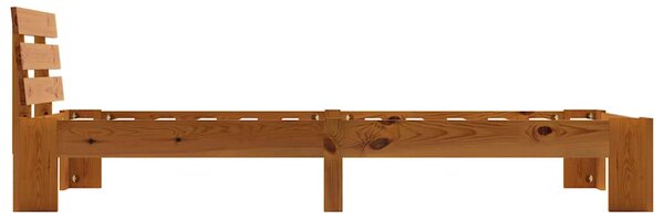 Rám postele medově hnědý masivní borovice 90 x 200 cm 283178