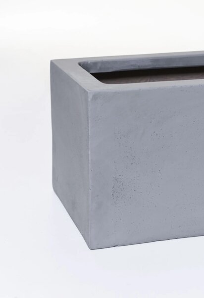 Truhlík FLOBO, sklolaminát, šířka 45 cm, šedá - beton design