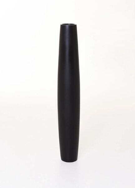 Vysoká váza ISONDRA, sklolaminát, výška 80 cm, černá