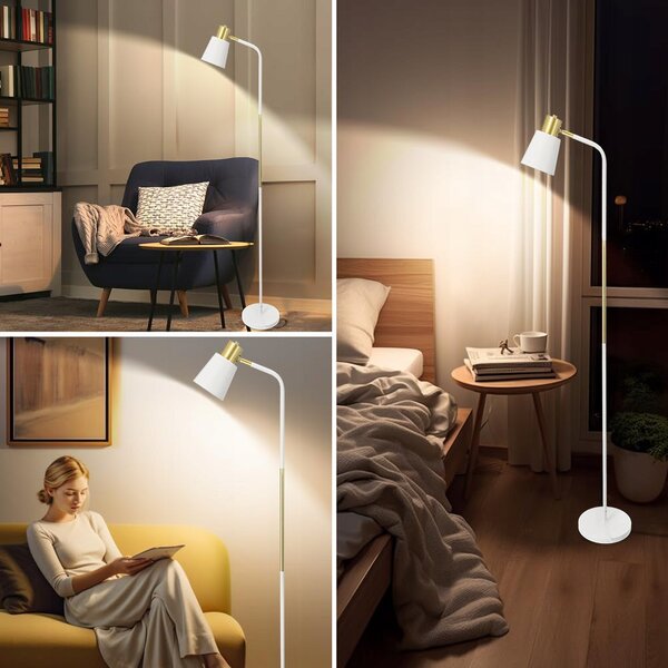 Stojací lampa E27, nastavitelná, 1× E27