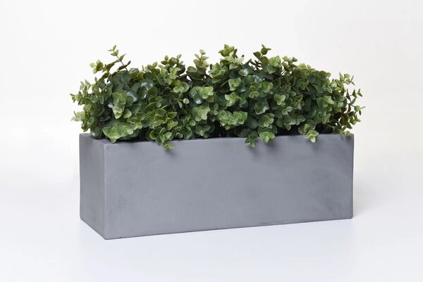 Truhlík FLOBO, sklolaminát, šířka 45 cm, šedá - beton design