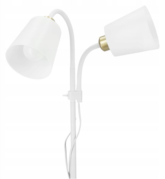 Stojací lampa E27, nastavitelná, 2× E27