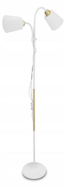 Stojací lampa E27, nastavitelná, 2× E27