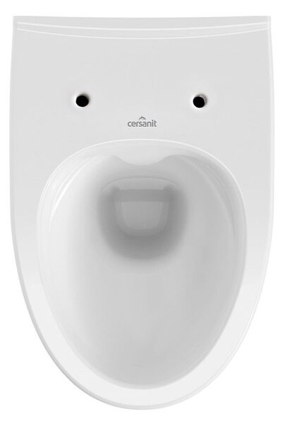 Cersanit Parva wc mísa se sedátkem s pomalým sklápěním závěsná bez splachovacího kruhu bílá K701-015