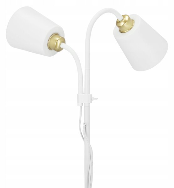 Stojací lampa E27, nastavitelná, 2× E27