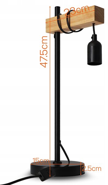 Stolní lampa E27