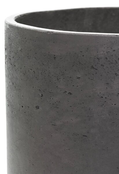 Květináč CHICO, sklolaminát, výška 31 cm, antracit
