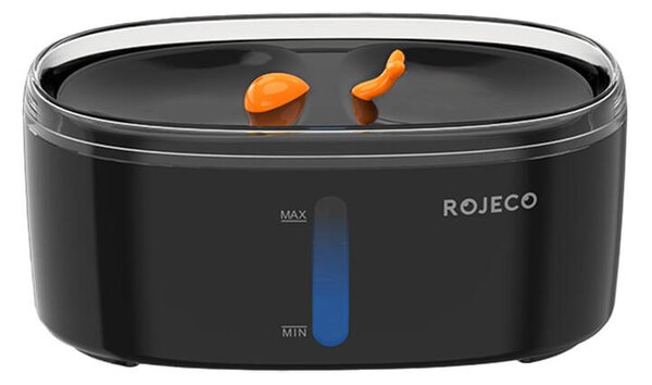 Vodní fontána pro domácí zvířata Rojeco 2,5 l (černá)
