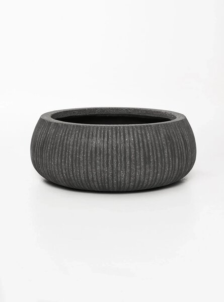 Mísa na květiny PERA, sklolaminát, průměr 31 cm, antracit