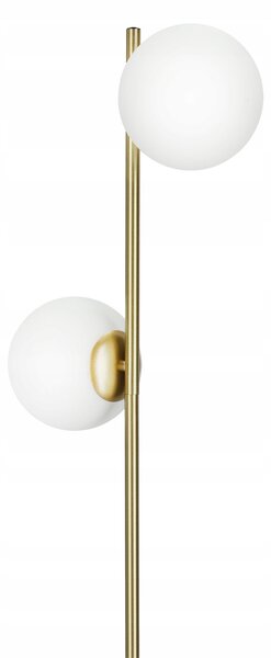 Zlatá stojací lampa G9, Ø 16 cm
