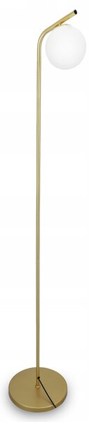 Zlatá stojací lampa G9, Ø 15 cm