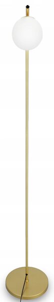Zlatá stojací lampa G9, Ø 15 cm