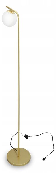 Zlatá stojací lampa G9, Ø 15 cm