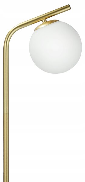 Zlatá stojací lampa G9, Ø 15 cm