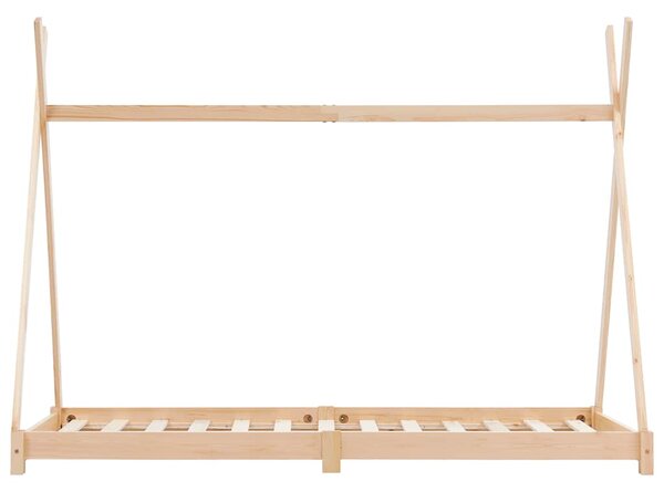 Rám dětské postele masivní borovice 70 x 140 cm 283355