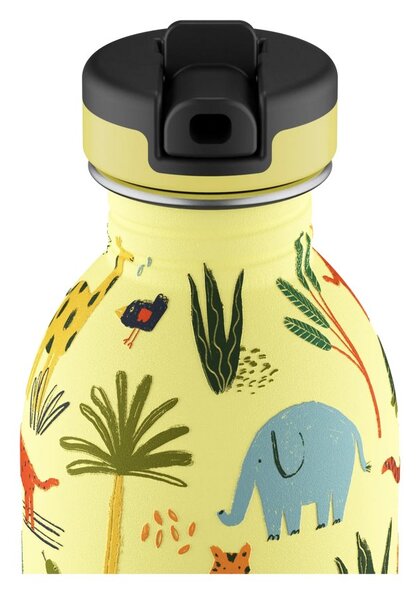 Nerezová dětská láhev Jungle Friends 250ml 24 Bottles