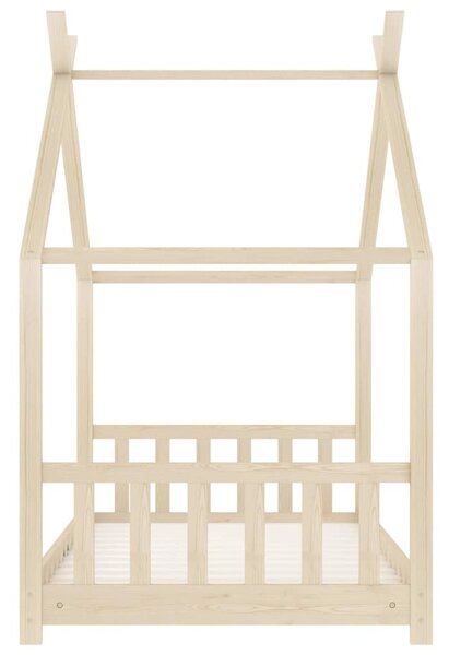 Rám dětské postele masivní borovice 70 x 140 cm 283364