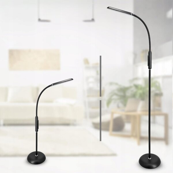 LED stojací lampa 12 W, s dotykovým ovládáním