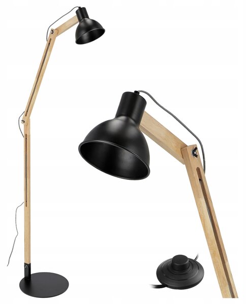 Stojací lampa E27, nastavitelná
