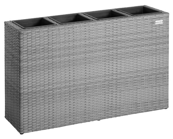 Deuba Květináč 95x27x60cm - šedý