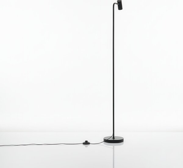 Černá stojací lampa GU10 160 cm