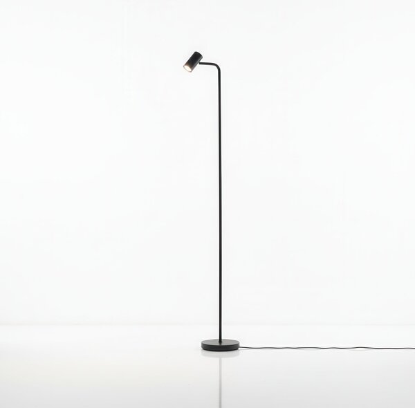 Černá stojací lampa GU10 160 cm