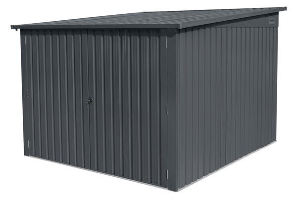 Kovový domek na kola Kansas 2,4 x 2,2 m Store Boss antracit