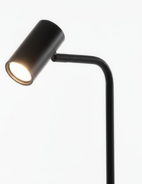 Černá stojací lampa GU10 160 cm