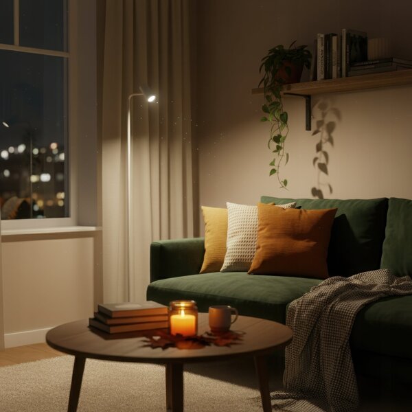 Bílá stojací lampa GU10 160 cm