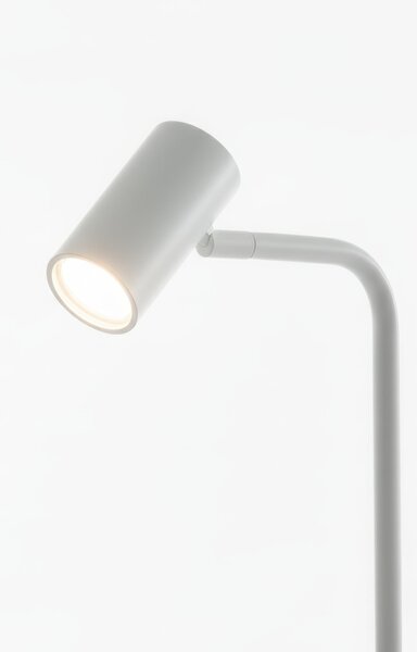Bílá stojací lampa GU10 160 cm